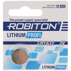 Элемент питания CR1632 ROBITON 3В;литиевые; блистер 5/10/100 (цена за 1 эл. питания)