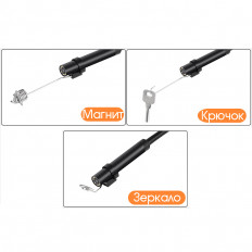 Эндоскоп OT-SME15 с Wi-Fi камерой (Длина зонда 2м) ОРБИТА для ОС Андроид и PC.; разрешение видео/фото 1280х720; увеличение; угол обзора камеры 70гр.; LED подсветка