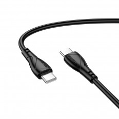Кабель Type-C-Type-C, 1.0м, BX121 Energy черный, для зарядки и передачи данных, 60W