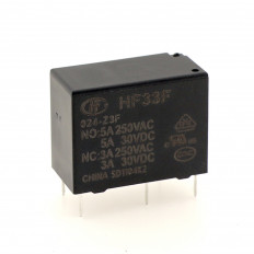 Реле HF33F/024-Z3F 24VDC Тип 05.1 24VDC 1C(SPDT) 5A