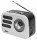 Радиоприемник RPR-033 WHITE RITMIX УКВ 88,0-108.0МГц; Bluetooth; USB, AUX; Питание от аккумулятора 18650(в комплекте. Зарядка через шнур USB