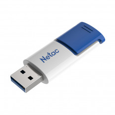 Карта Flash USB 64 Gb (U182 Blue) NETAC выдвижная; USB 3.0