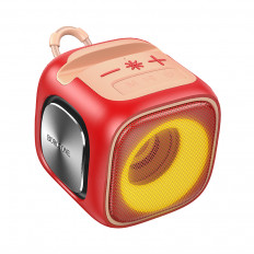 Колонка портативная BR29 Interest sports, красный BOROFONE Выходная мощность 7Вт; Bluetooth, USB, micro SD, AUX; Встроенный АКБ 1200mAh;