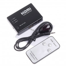HDMI-Коммутатор SWITCH 3/1 с пультом 3 HDMI входа, 1 HDMI выход; 1080p; версия HDMI-1.4; питание 5VDC 1A