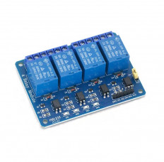 Модуль Реле 4-канальное 12V с опторазвязкой HW-316 (тип 2) No name Управляющее напряжение: 12V; 4 канала; напряжение до AC 250V 10A, DC 30V 10A