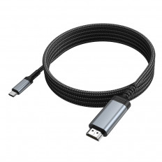 Переходник USB Type-C to HDTV с кабелем 1.8м (UA43)