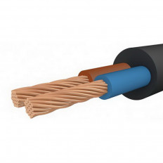 Кабель ПВС 2х1,0 черный ГОСТ