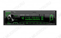 Автомагнитола FP-327 multicolor SKYLOR MP3; 4x45Вт, FM1/2/3 MW1/2 87,5-108МГц, USB/SD/AUX, DC12В, монохромный дисплей, фиксированная передняя панель