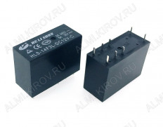 Реле HLS-14F3D-12VDC Тип 10 12VDC 2C(DPDT) 5A He Li Shun 29*12.6*20.6mm