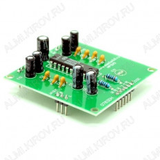 Модуль Hi-Fi аудиопроцессор MP1243A МастерКит Модуль-расширение для Arduino; основа модуля интегральная схема TDA8425 - стереофонический аудиопроцессор с цифровым управлением.