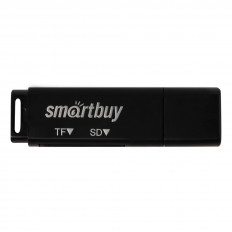 Card Reader SBR-715-K черный Smartbuy USB2.0; поддержка SD, microSD,microSDHC, microSDXC