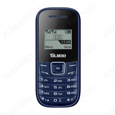 Мобильный телефон Olmio A11 (синий) OLMIO 2 Sim, монохромный дисплей