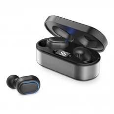 Наушники беспроводные TWE-06 серые (040274)