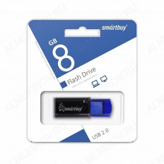 Карта Flash USB 8 Gb (Click Black+Blue)