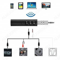 Bluetooth-Aux аудио адаптер OT-PCB07 с микрофоном ОРБИТА Питание USB или адаптер 5В 0,5А