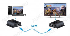 HDMI-Удлинитель по витой паре до 60м LKV372A с обратным IR-каналом