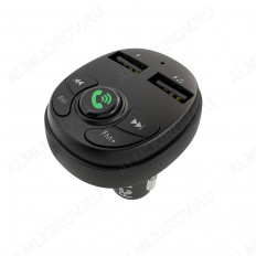 FM Модулятор BC26 с Bluetooth +2USB-разъема BOROFONE MP3, ПДУ, карты USB/MicroSD
