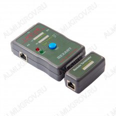 LAN-тестер HY-251454CT (12-1011) для RJ-45/USB REXANT тестирование витой пары и USB кабеля