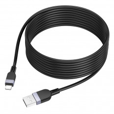Кабель USB-Lightning, 3.0м, для зарядки и передачи данных, чёрный, X109 Energy