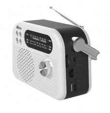 Радиоприемник RPR-045 WHITE RITMIX УКВ(FM) 87.5-108МГц; СВ(MW) 522-1620МГц; КВ(SW) 9,5-18МГц ; Bluetooth; USB, microSD; питание от аккумулятора 18650(в комплекте). Зарядка через шнур USB