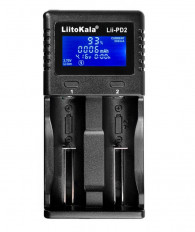 Зарядное устройство Lii-PD2 (зарядка 1-2 акб.) LiitoKala 1.2 V для аккумуляторов АА/ААА/SC/C, 3.7 V для аккумуляторов 26650/22650/18650/17650/16340/14500/10500 питание через сетевой шнур