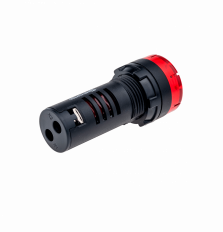Звонок с подсветкой 80дБ, 22мм, 24V AC/DC, IP40, MT22-SM24 MEYERTEC