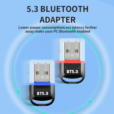 Адаптер Bluetooth USB B16A (5.3) для подключения к ПК;