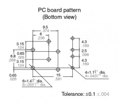 Реле ACT512 Тип 05.5 2*12VDC 2*1С 25A (10pin) Panasonic 17.4*14*13.5mm; авто, 2 катушки (Audi A6)