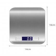 Весы кухонные OT-HOW08 настольные ОРБИТА Диапазон: 0-5кг; Точность: +/-0.1гр;LED- дисплей;Элементы питания: 2*ААА ( в комплекте); Размеры: 180*140*20мм