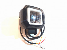 Комплект LED фар 20W (G8015) с ДХО (в комплекте 2шт) квадратная ближнего света