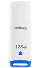 Карта Flash 128 Gb колп (Easy White) SMART BUY с колпачком; USB 2.0