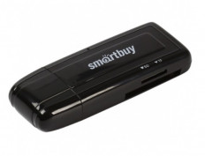 Card Reader SBR-705-K черный Smartbuy USB3.0; поддержка SDHC, microSD, microSDHC