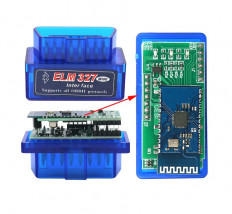 KIT K-line адаптер Bluetooth v1.5 OBD2 B02-K (универсальный автосканер OBDII) (S1486)