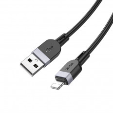 Кабель USB-Lightning, 1.0м, для зарядки и передачи данных, чёрный, X109 Energy