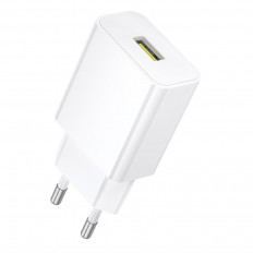Сетевое зарядное устройство с выходом USB, 3.0А, белый, BA111A Star, поддержка QC3.0;