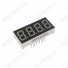 Индикатор SMA410364 (3641BH) LED 4DIG,0.36'', красный (анод) No name