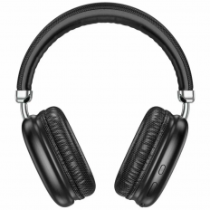 Наушники беспроводные W35 Max Auspicious, полноразмерные с микрофоном, ANC (активное шумопод.), черн