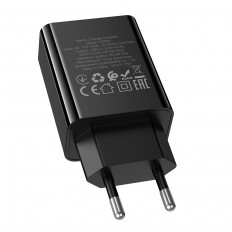 Сетевое зарядное устройство с выходом Type-C, PD20W, CS93A Leader, черный