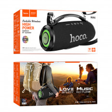 Колонка портативная HA4 Surpe outdoor, черный HOCO Выходная мощность 2*20Вт; Bluetooth, USB, micro SD, AUX; Встроенный АКБ 4500mAh;