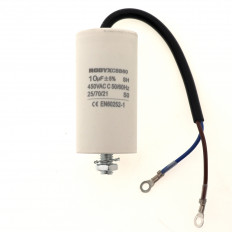 Конденсатор пусковой 10мкФ 450В CBB-60-болт (К78-17) гибкие выводы