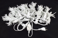 Гирлянда св. ул. "Занавес-ПВХ" 2.0х3.0м. теплый белый, (ww.03.6W.420.F+) Winner Light герметичный колпачок IP54, LED-420 белый провод