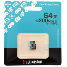 Карта MicroSDXC 64Gb (Class 10) Canvas A2 U3 V30 200Mb/s