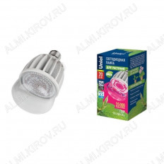 Лампа светодиодная (L350) фито. LED-M80-20W/SP/E27/CL ALS55WH Uniel