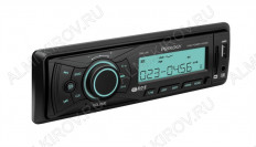 Автомагнитола "CMX-200" PROLOGY MP3, 4x55Вт, FM1/2/3 MW1/2 87,5-108МГц, USB/SD/MMC, DC12В, монохромный дисплей, фиксированная передняя панель