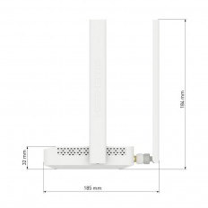 Wi-Fi Маршрутизатор Keenetic Explorer 4G (KN-4910) с 4G-модемом KEENETIC Слот для Nano SIM, встроенный 3G/4G-модем, 2 съемные 4G-антенны, 2 внешние антенны Wi-Fi (5дБ), порт USB 2.0, 4 разъема RJ-45 x 100 Мбит/с, двухдиапазонный Mesh Wi-Fi AC1300, 1300...