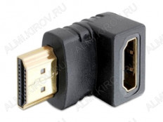 Переходник HDMI штекер/HDMI гнездо угловой (2197)