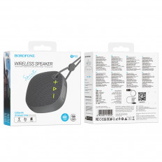 Колонка портативная BP22 Rhyme sports, серый BOROFONE Выходная мощность 5Вт; Bluetooth, USB, micro SD, AUX; Встроенный АКБ 1200mAh;