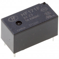 Реле HF171F/24-Z3 Тип 05.2 24VDC 1C(SPDT) 8A Hongfa 20*10*10.6mm