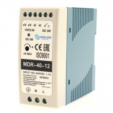 Модуль AC/DC MDR-40-12 12V 3.3A 40W