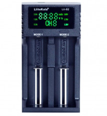 Зарядное устройство Lii-S2 LiitoKala 1.2 V для аккумуляторов АА/ААА/SC/C, 3.7 V для аккумуляторов 26650/22650/18650/17650/16340/14500/10500 питание через шнур microUSB